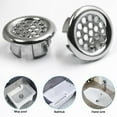thumbnail image 7 of NOGIS 6Pcs Sink Overflow Ring Bathroom Sink Overflow Trim Rings Sink Cover Plastic Mesh Hole Trim Rings Bathroom Sink Drain Cover Sink Hole Cover Overflow Drain Cover for Kitchen（Mesh Hole）, 7 of 7
