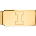 thumbnail image 1 of Ss/Gold Plated Sterling Silver With Gp Logoart University Of Illinois Money Clip (53 X 24) Made In United States gp025uil, 1 of 5