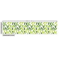 thumbnail image 2 of Leaves Fabric by the Yard, Continuous Vertical Grunge Laureate Elements on Plain Backdrop Illustration, Upholstery Fabric for Dining Chairs Home Decor Accents, White Multicolor by Ambesonne, 2 of 4