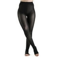 thumbnail image 2 of Sigvaris Soft Opaque 842PLLO99 20-30 mmHg Womens Open Toe Panty- Black- Large-Long, 2 of 3