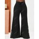 thumbnail image 2 of Pantalones de Pierna Ancha con Cordones en Talla Extra Rosegal Pantalones de talla grande, 2 of 5