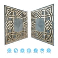 thumbnail image 6 of Drop in ceiling tiles Decorative pvc panels for Office Building PL61 Smoked gold 10Pcs/pack, 6 of 10