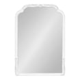 thumbnail image 6 of Kate and Laurel Fraimont Traditional Framed Scalloped Arch Mirror, 24 x 34, White, Distressed Antique Inspired Framed Wall Mirror with Ornate Garland Crown, 6 of 8