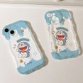 thumbnail image 3 of Funda iPhone 14 Pro Max Sonrisa Feliz Doraemon 13 Carcasa Forma De Onda Suave Transparente A Prueba De Golpes 12 11 Para 6 7 8 Plus XR XS, 3 of 3