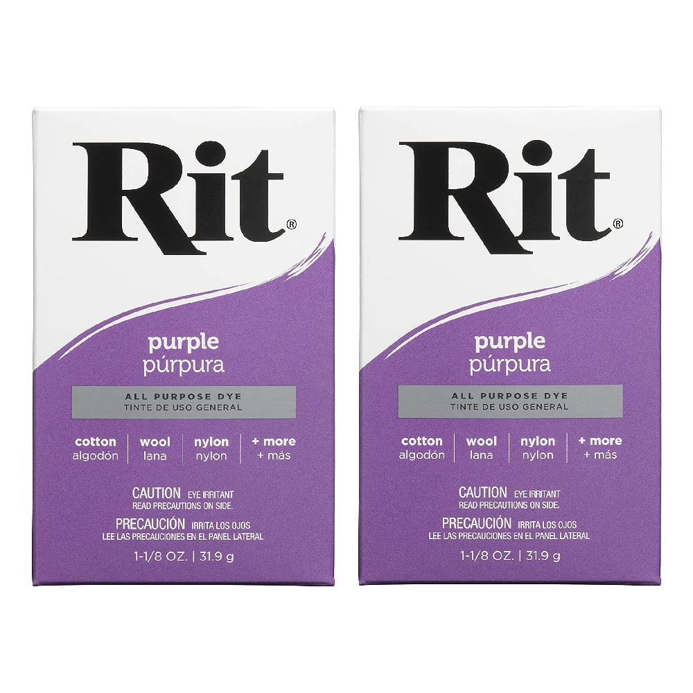 Rit All Purpose Powder Dye Purple 1-1/8 oz, 2 Pack