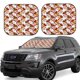 thumbnail image 1 of Balery Santa Claus bells Snowman Parasol para parabrisas de coche de 2 piezas | Parasol plegable para parabrisas delantero de coche para la mayoría de sedanes-Small, 1 of 6