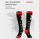 thumbnail image 4 of De Calcetines De Compresión Navideños Para Hombres Y Mujeres, El Mejor Soporte Para Atletismo, Correr, Ciclismo, Viajes 4 Pares Minnieouse HA046327-02, 4 of 6