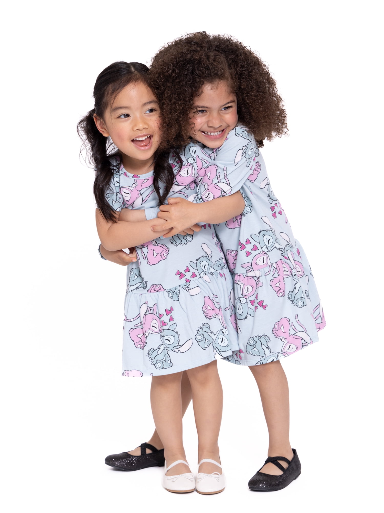 Stitch & Angel Toddler Girls Drop Waist Dress, Sizes 12M-5T
