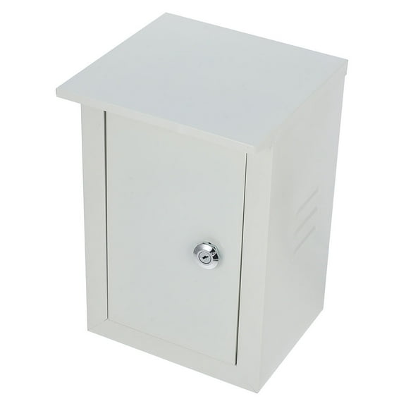 MLINS Outdoor Breaker Box Aluminum Wall Mounted Electrical Distribution Box Waterproof Electrical Box Cable Box Outlet Covers Enclosure Power Management Distribution Cabinet