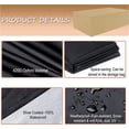 thumbnail image 2 of 71x71x39 in Furniture Cover Waterproof, 420D Patio Set Cover Outdoor Heavy Duty, Garden Furniture Covers Rectangular, for Table Chair Sofa Outdoor, Drawstring with Hem, 2 of 7