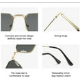thumbnail image 4 of Sunglasses Men Fashion Rectangle Metal Luxury Desginer Sun Glasses Women Lunette De Soleil Femme UV400, 4 of 6