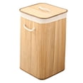 thumbnail image 1 of Cesto de Ropa Sucia Grande con Tapa, Plegable Cesta de Comestibles Cubo de Almacenamiento de Ropa Sucia para Habitación, Armario(1.7 Cuadrado de color original), 1 of 9