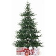 thumbnail image 2 of JoanKaren 6' Pre-Lit Fir Christmas Tree with 300 LED Lights&678 Branch Tips,Fodable Metal Base Artificial Xmas Trees, 2 of 9