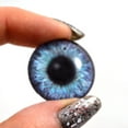 thumbnail image 2 of Purple and Teal Clockface Steampunk Glass Eyes, 2 of 10