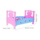 thumbnail image 3 of KAKOWELY Cama para muñecas, cuna para muñecas, muebles para niñas, juguete para jugar en casa, accesorio para muñecas, 3 of 5