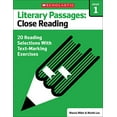 thumbnail image 1 of Pre-Owned Literary Passages: Close Reading: Grade 1: 20 Reading Selections with Text-Marking Exercises (Paperback) 054579384X 9780545793841, 1 of 1