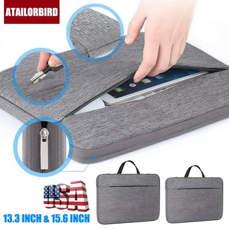Sleeve, ATailorBird 13/15.6 Inch Waterproof Thickest Protective Slim Case for Macbook Apple Chromebook HP Lenovo Portable Sleeve Liner Package Notebook Case