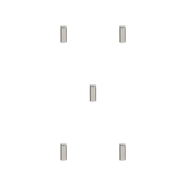 Scienceny Tornillo de publicidad, clavo de espejo de vidrio de alto brillo duradero, perno de tuerca ligero, soporte para colgar en la pared para placa Type2 NO2 Scienceny CBP341972