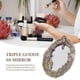 thumbnail image 4 of Triple Moon Goddess Wall Mirror Trinity Wall-Mounted Mirror with Five-Pointed Retro Hanging Mirror, 4 of 5