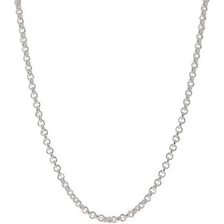 A .925 Sterling Silver 2mm Rolo Chain, 22