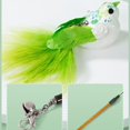 thumbnail image 4 of Cat Teaser Wands Cat Stick Toy Simulation Birds Cat Interactive Toy 1 1pcs Funny Quality Cat Toy with Suction Cup Kitten Gift Cat Supplies 1 BRID AND 1 FEATHER, 4 of 8