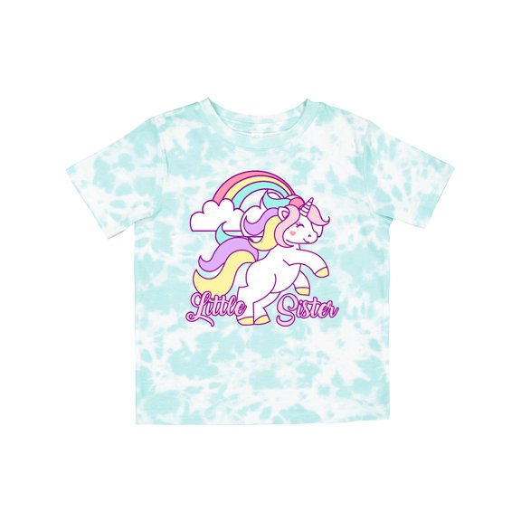 Inktastic Little Sister Unicorn Girls Toddler T-Shirt