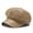 Khaki, variant on Beret Duck Tongue Cap Winter Hat PU Octagonal Cap Leather Cap Fashion Korean Version Female Short Eaves Classic