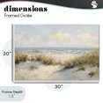 thumbnail image 4 of Stupell Industries Contemporary Coastal Birds Over Dunes White Framed Giclee Art, 30 x 20, by Creative Studio, 4 of 8