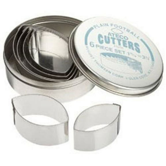 Ateco Football Pastry Cutter Set - Stainless steel