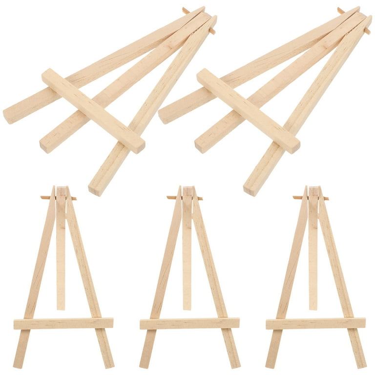 4 Pack Iron Easel Display Stand, 5 Inch Decorative Easel for Tabletop,  Plates, Pictures, Paintings, Wedding and Party Decor