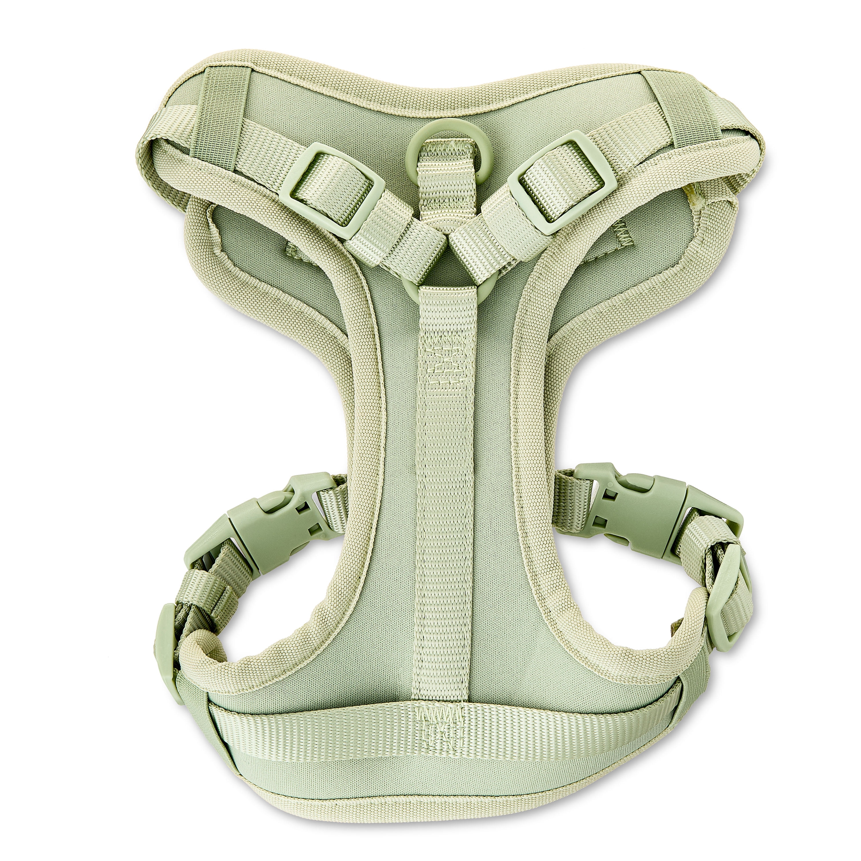 Vibrant Life Neoprene Comfort Control Monochrome Dog Harness, Sage Green, XS