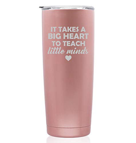 Stainless Lined Coffee Tumbler 16-Ounce Gift for Teacher Appreciation Week Day Tree-Free Greetings 78218 Jo Moulton Teacher Thanks Travel Mug 