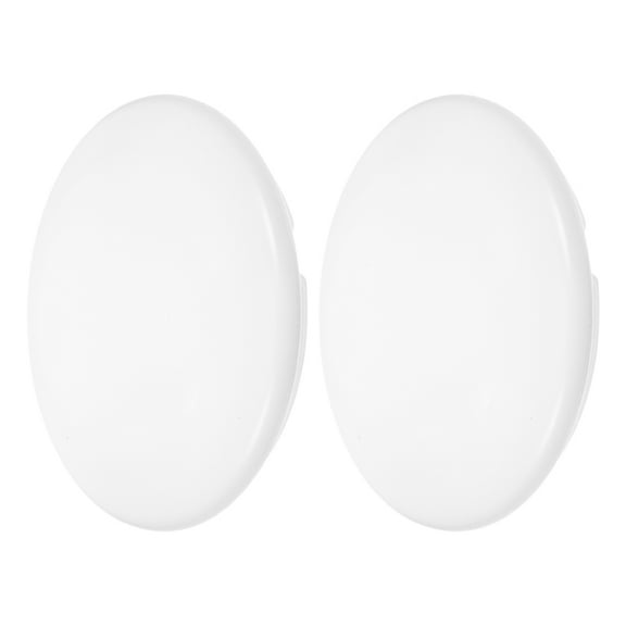 FRCOLOR 2pcs Ceiling Light Covers For Ceiling Lights Round Lamp Shade Replacement Plastic Globes For Light Fixtures For Kitchen Bathroom Bedroom