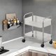 thumbnail image 5 of Tier Rolling Storage Cart With Wheels Plastic Multi-Room Organizer For Kitchen- Living Room Office -Bathroom, 5 of 6