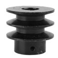 thumbnail image 4 of Double V Belt Pulley for 20mm Bore Groove Pulley A Belt for 168F 170F GX110 GX120 GX160 GX200 7HP Engine Engine Pulley, 4 of 5