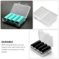thumbnail image 3 of Raindrops 5Pcs Dustproof Organizer Battery Storage Box White PP for Home Use, 3 of 8