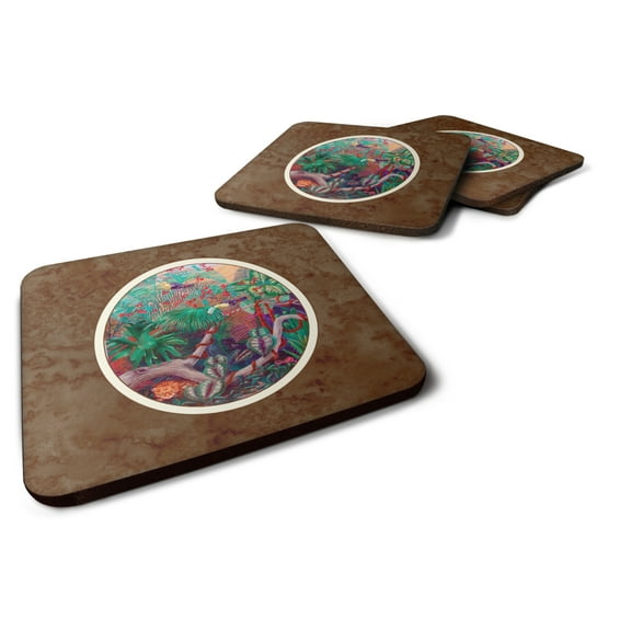 Bird - Toucan Foam Coaster Set of 4
