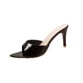 thumbnail image 3 of Tqyyweavej Women's Peep Toe High Heels Oversized Solid Color Slim Heels Sandals Open Toe Slip On Versatile Dress Shoes Gifts for Women, 3 of 10