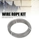 thumbnail image 3 of Kit De Cables De Acero, Cuerda De Alambre De Acero Inoxidable Multiusos Robusta Para Colgar Luces Exteriores Para Uso En El Jardín Doméstico, 3 of 7