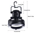 thumbnail image 2 of fashionhome Multifunctional Portable LED Camping Lantern 18 LED Flashlight Ceiling Fan For Outdoor Camping Hiking Fishing, 2 of 6