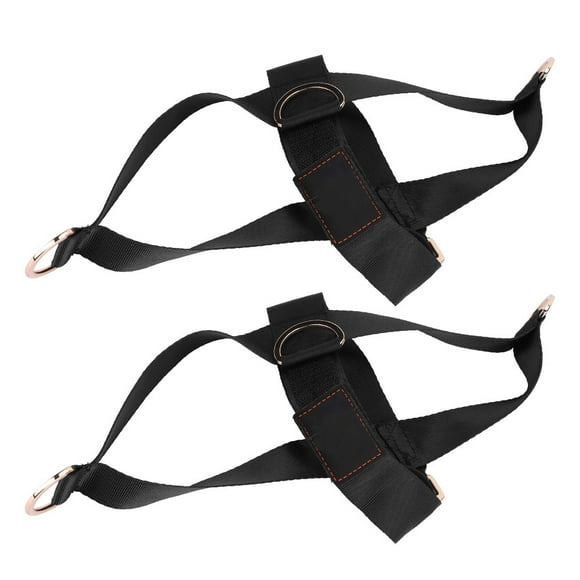 MAYUJIAA 1Pair Ankle Foot Shoe Strap Sports Fitness Exercise Gluteal Workout Pull Traction Tool (Gold) HW313-54792