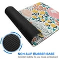 thumbnail image 6 of Cartoon Flowers Mouse Pads Pad Mouse Waterproof Washable for Office Home Work Gaming Gifts Tables Mousepads Rubber Base Mousepad with Stitched Edges 35.4x15.7inches, 6 of 7