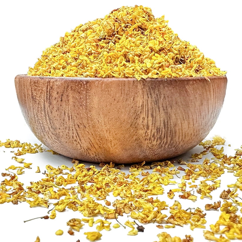 NY SPICE SHOP Dried Osmanthus Sweet Flower - 05 Ounce - Osmanthus Fragrans Blossom for Tea Baking and DIY - Osmanthus Gui Hua