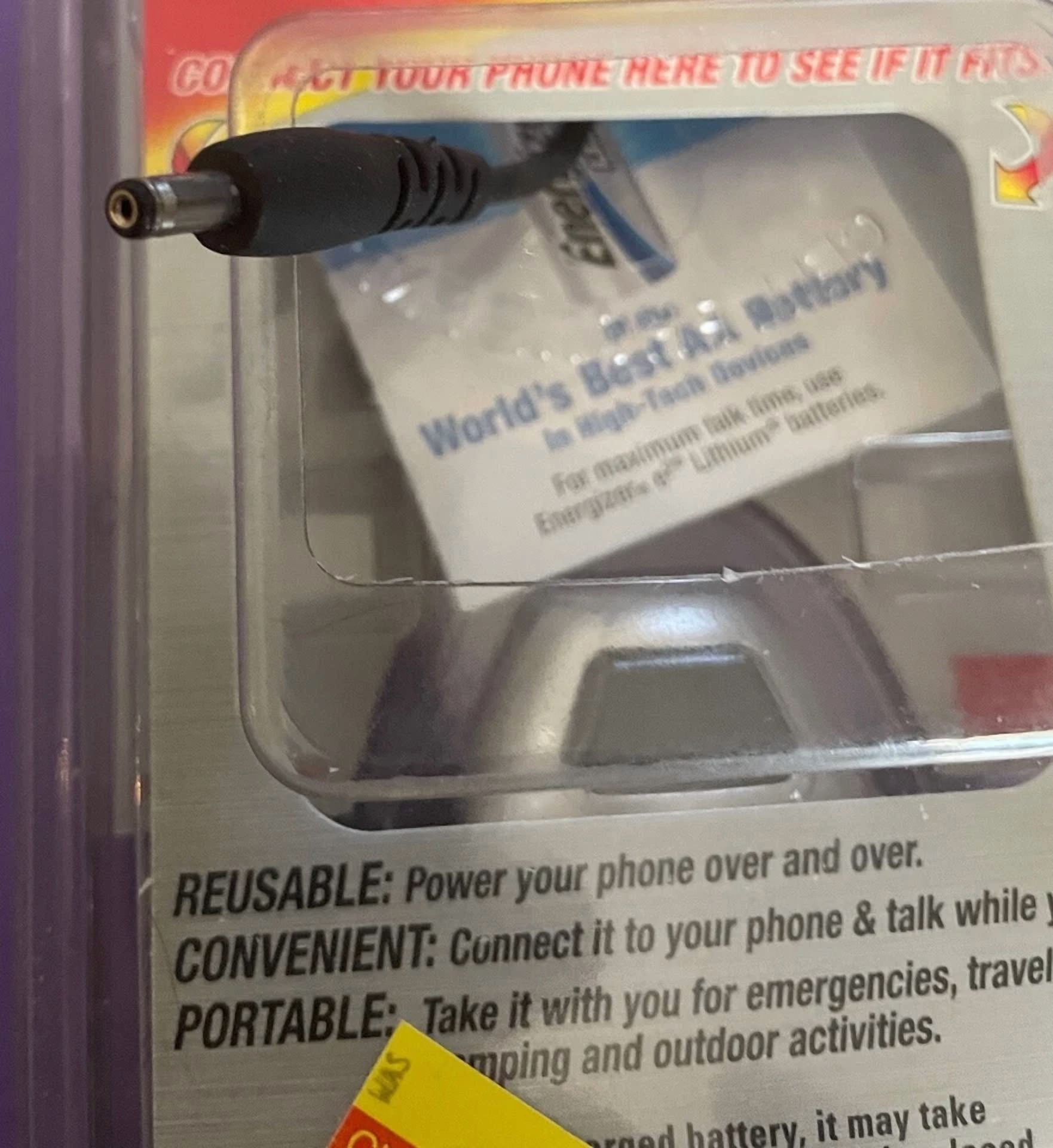 Energizer Instant Cell Phone Charger Powers Many Nokia Cell Phones