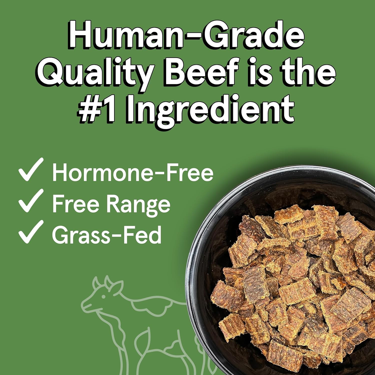 The Real Meat Company 2 lbs Air-Dried Beef Dehydrated Dog Food