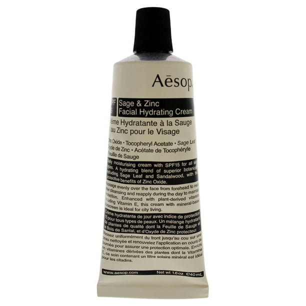 Aesop Sage and Zinc Facial Hydrating Cream SPF 15 by Aesop for Unisex