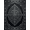 Black, Pattern 10, variant on ODIKA 4' x 6' Machine Washable Non-Slip Area Rug, gothic geometric High Traffic Rug, Black, 1125035