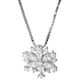 thumbnail image 1 of Qarigey Collar de copo de nieve para mujer, colgante de clavícula con diamantes de imitación para compromiso de boda, Gargantilla de aleación de Zinc Ropa, zapatos y accesorios Miscelánea Blanco Qarigey AP010045-01, 1 of 6