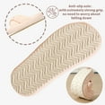 thumbnail image 3 of BERANMEY Comfy Slippers for Women Memory Foam House Bedroom Shoes Corduroy Bow Crossbands Slide Slipper Shoes Open Toe Slip On Sole Slippers SoftTrendy Gift Slippers, 3 of 6