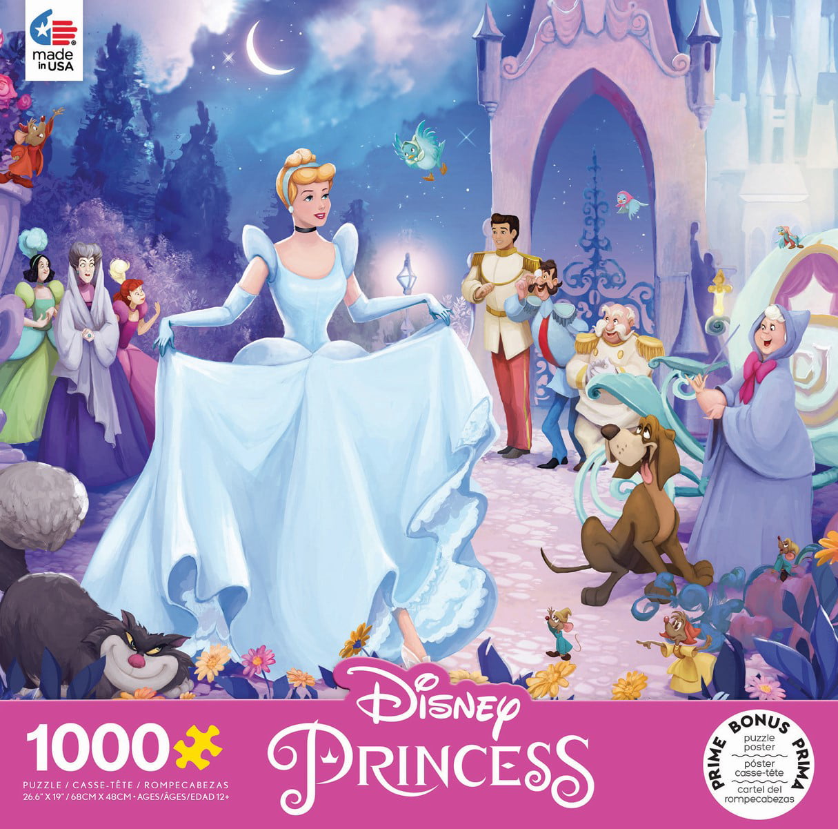 Tenyo Disney Cinderella Moment Away 1000 Piece Jigsaw Puzzle for sale online 